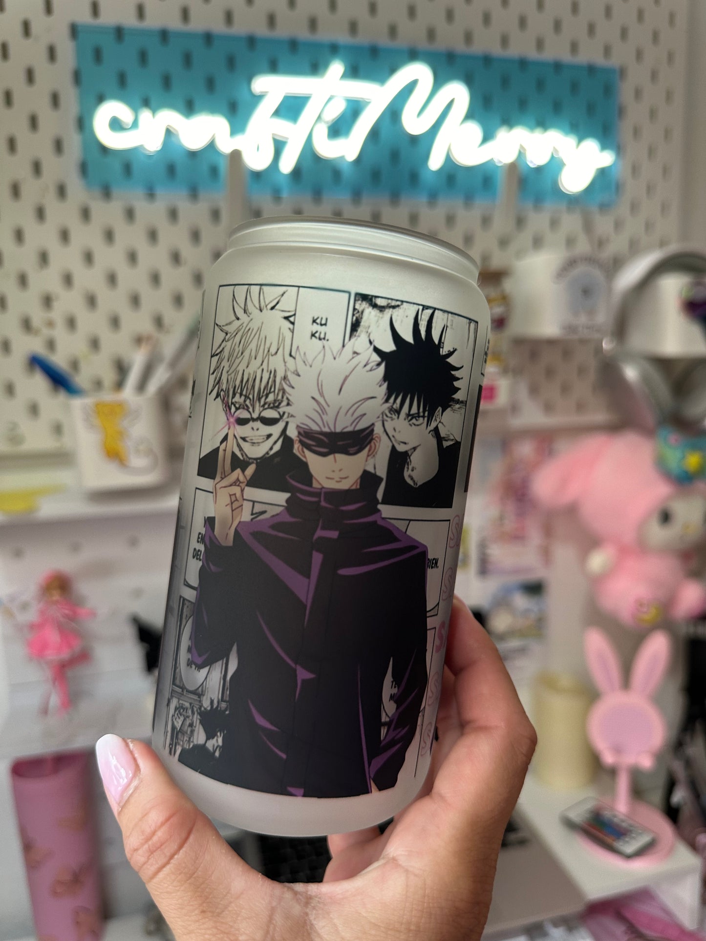 Anime Gojo glass