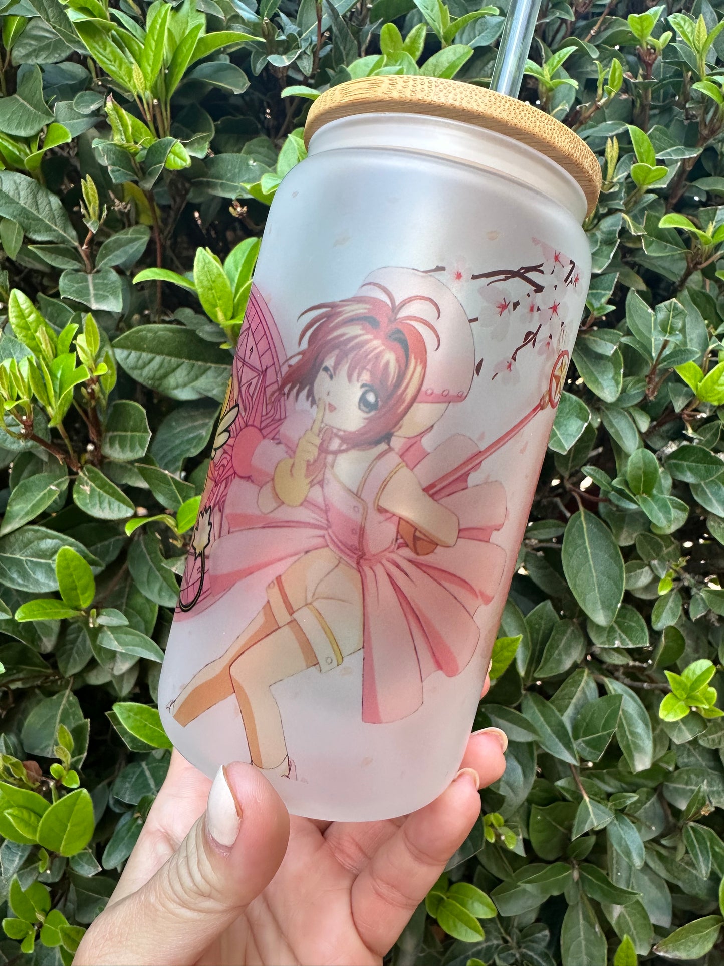 Sakura Anime Glass