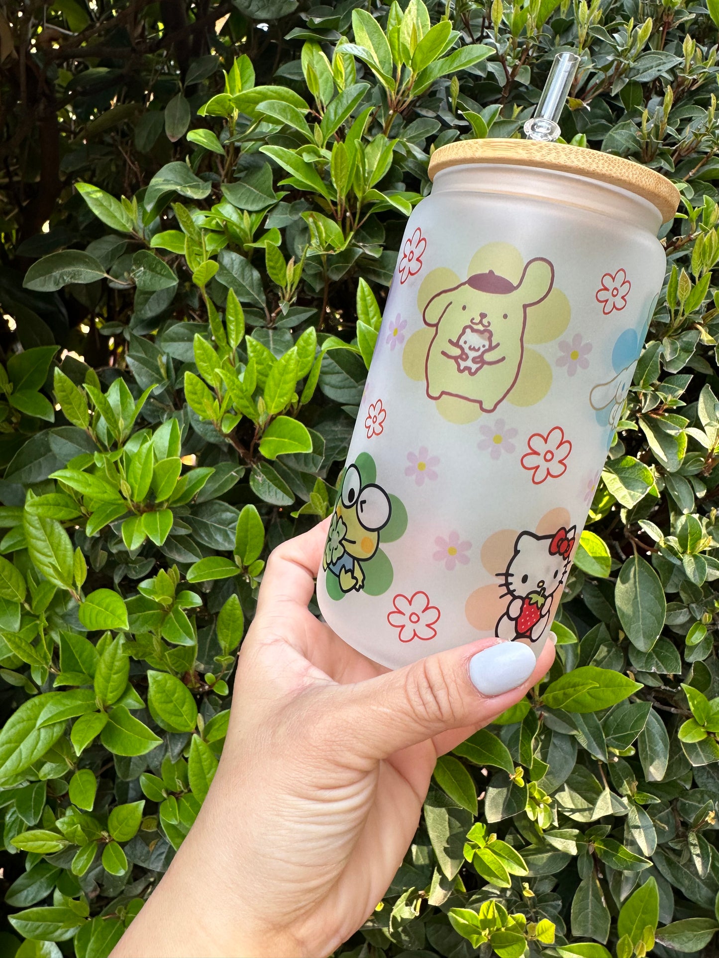 Sanrio glass cup