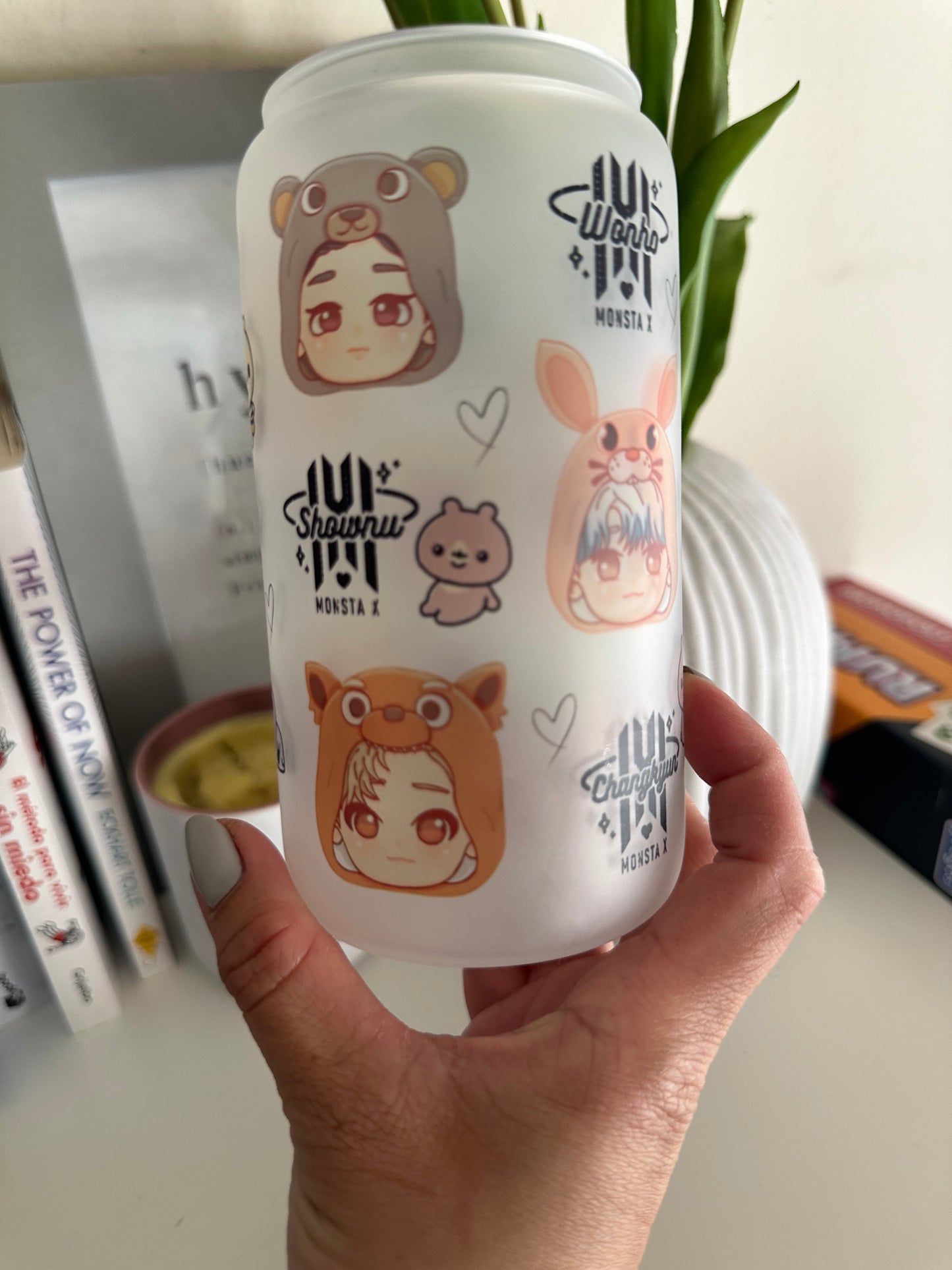 Monsta X Glass Cup