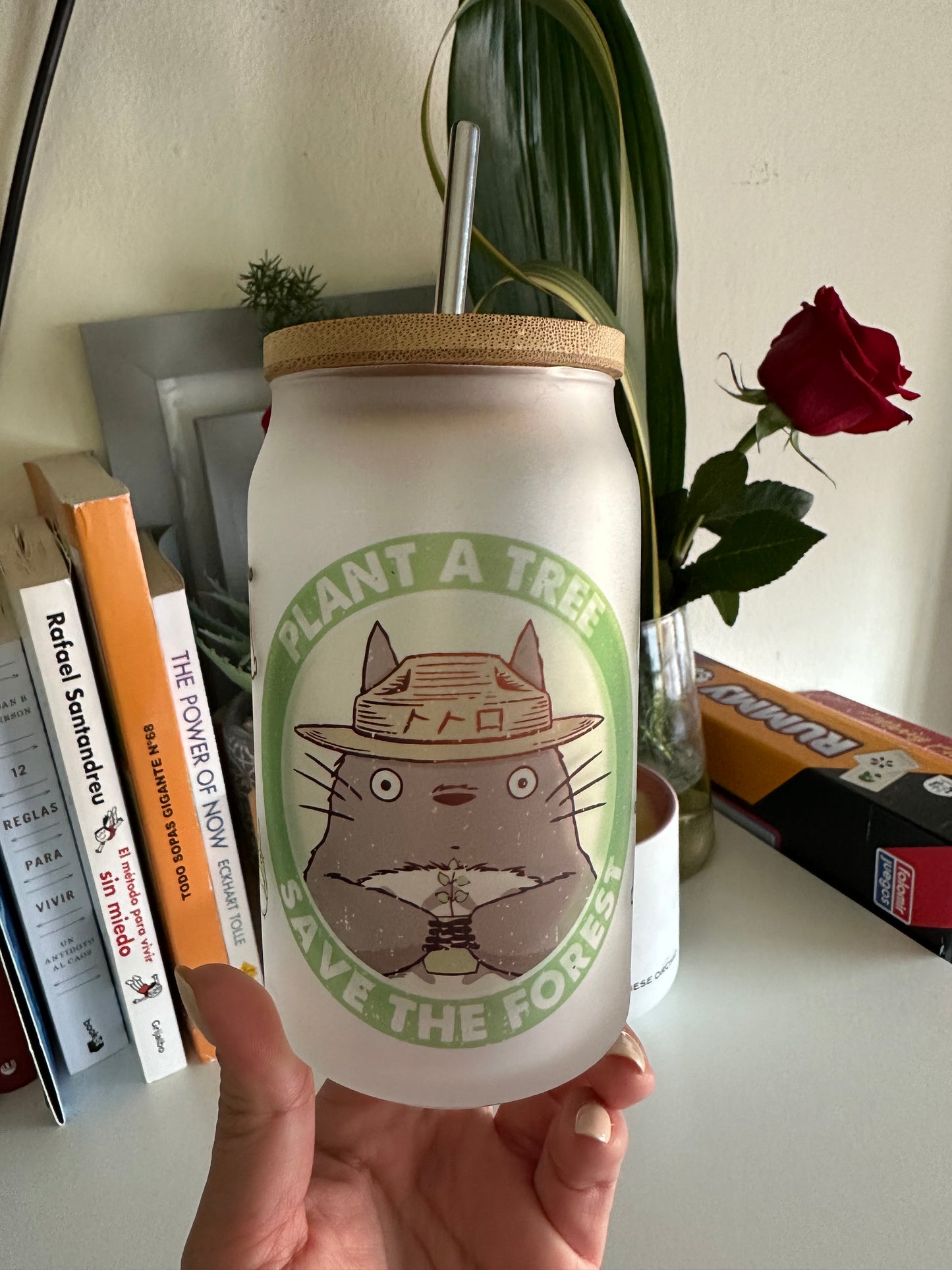 Totoro glass cup