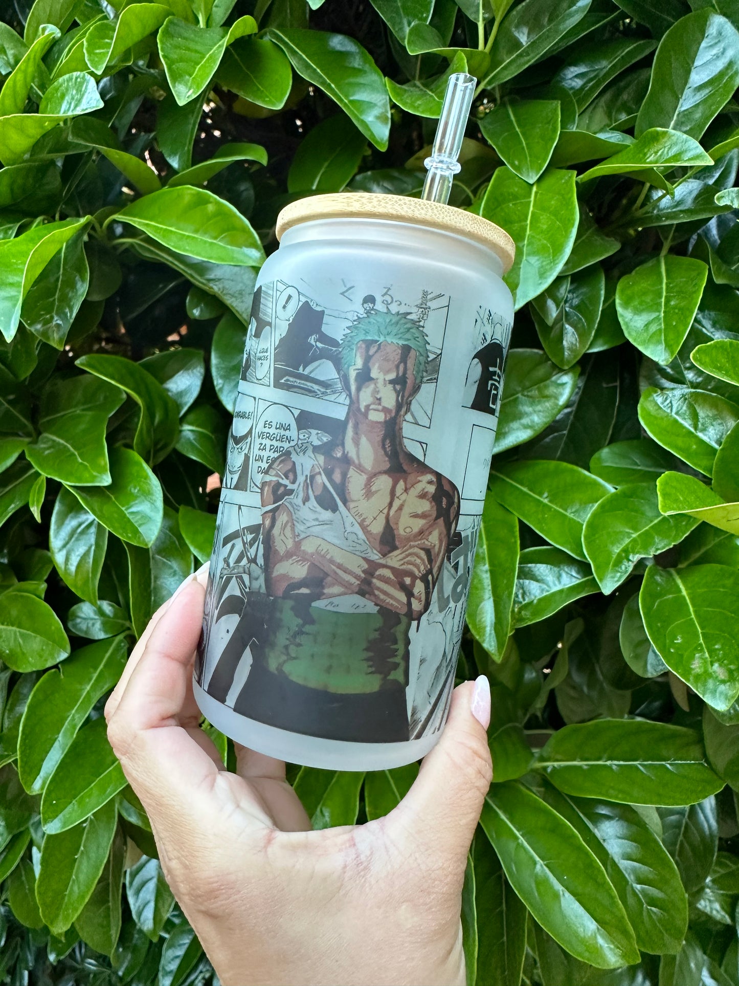 Anime Zoro Nothing Happened Glass