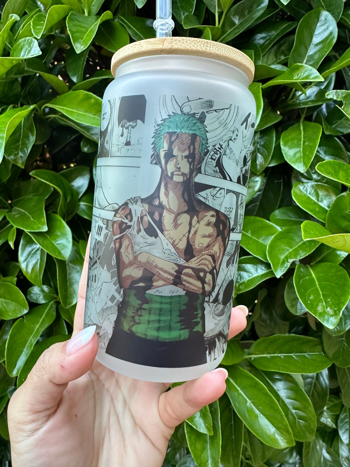 Anime Zoro Nothing Happened Glass