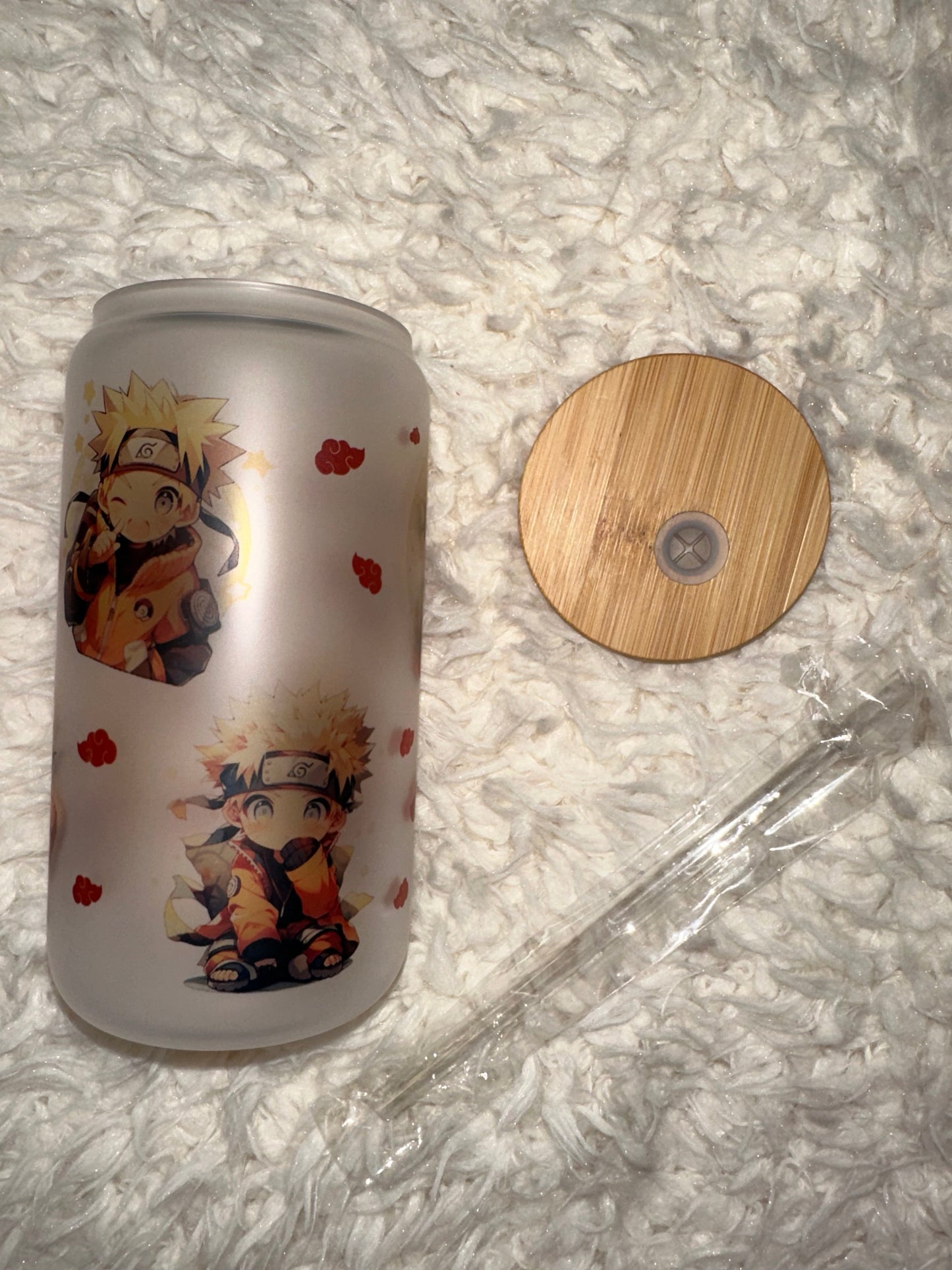 Naruto Chibi Anime Glass