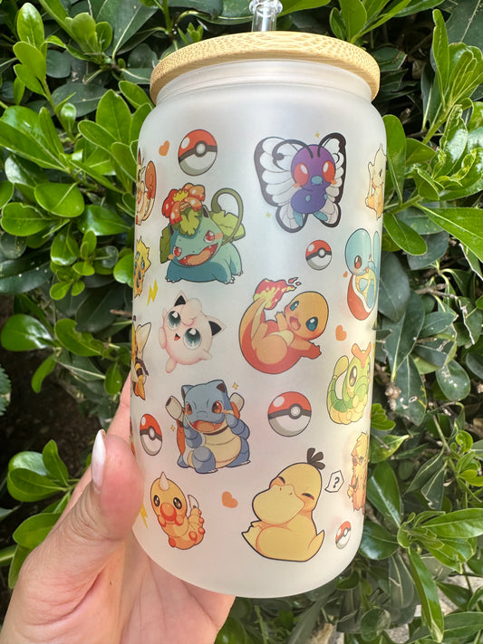 Pokemon Anime Glass