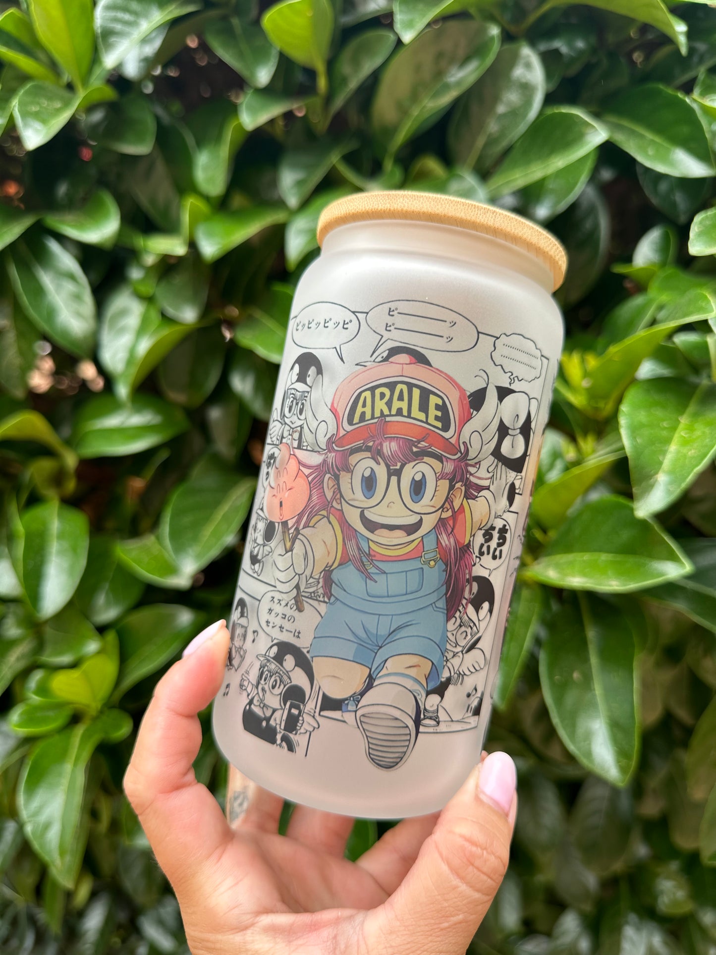 Anime Arale Glass