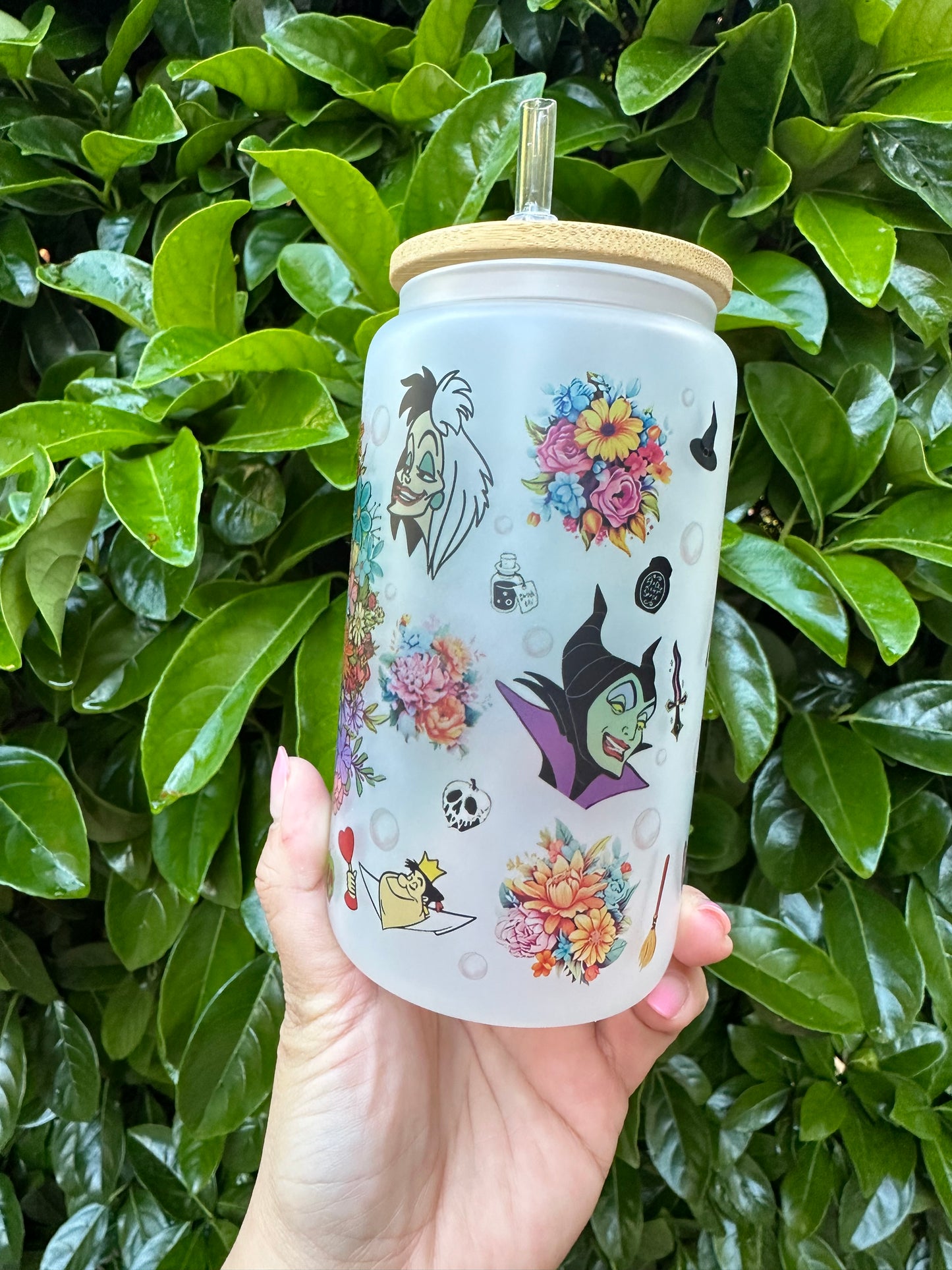 Disney Villains glass