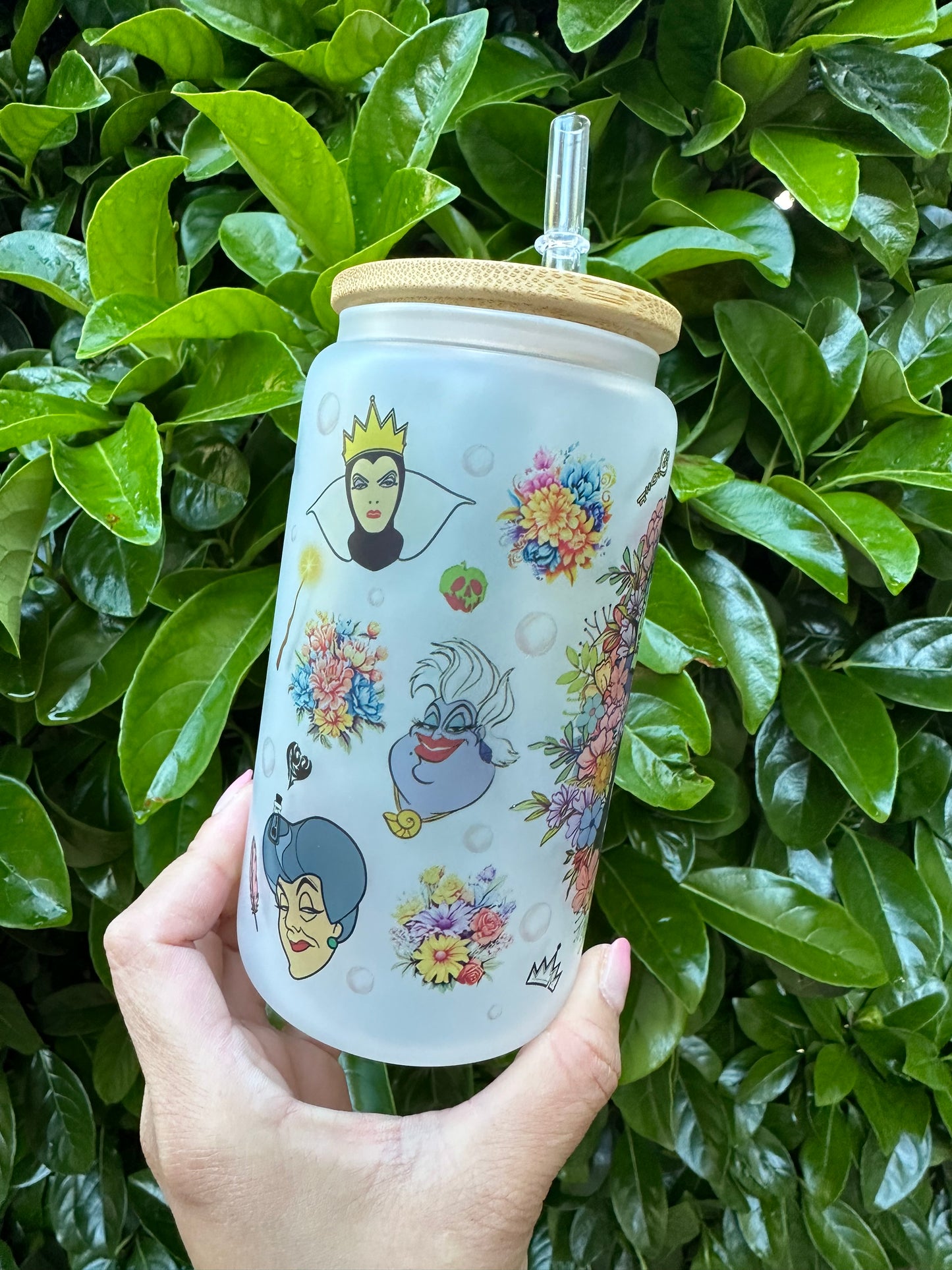 Disney Villains glass