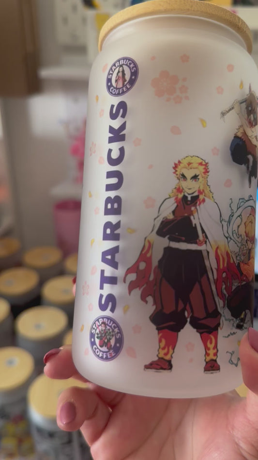 Vaso Anime Starbucks Demon Slayer